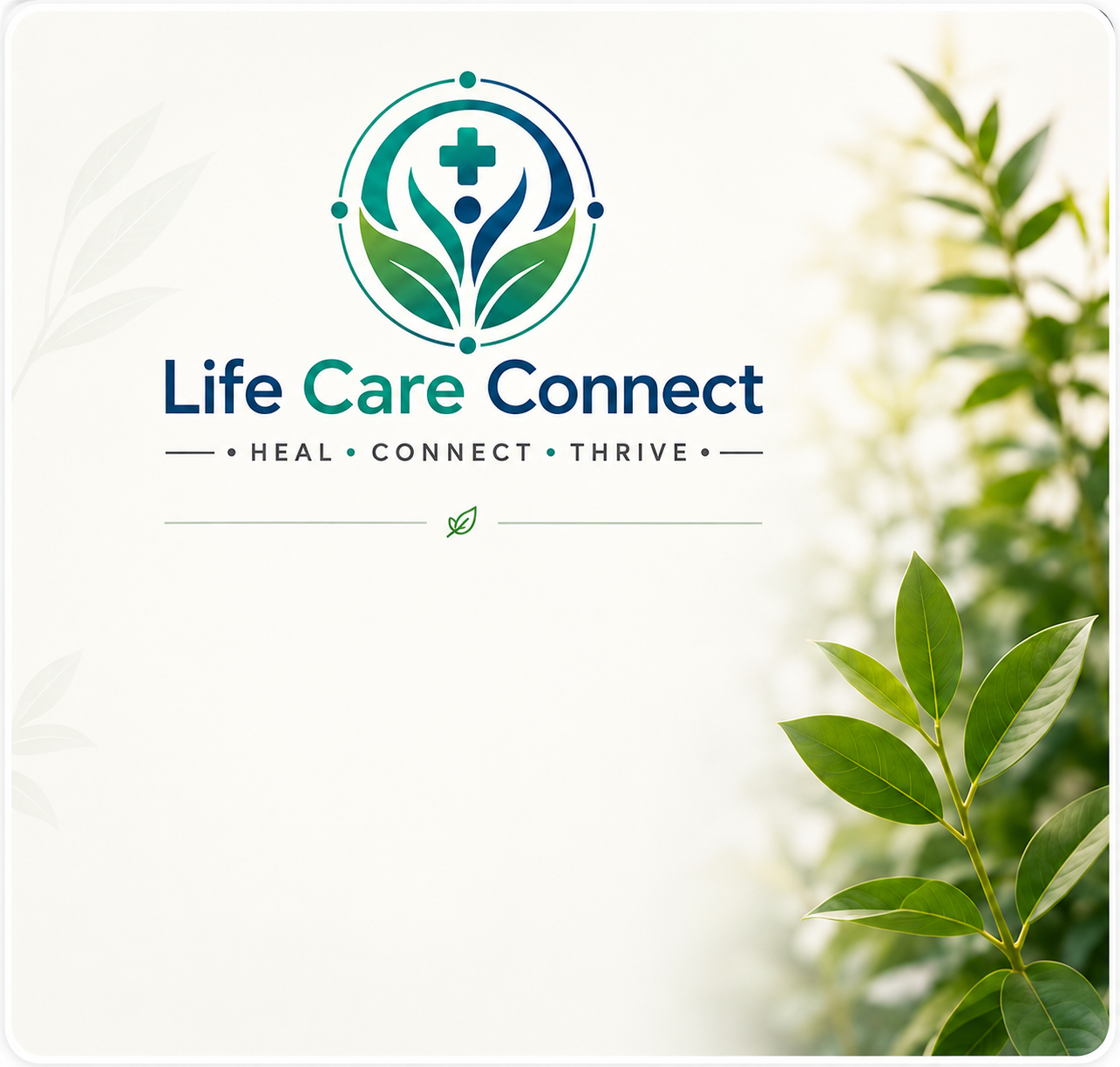 Life Care Connect wellness initiative banner